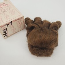 Bell Ceramics Quality Doll Wigs Style Colette Color Auburn Size 7-8 Vintage
