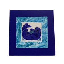 Laurel Carnahan Collagraph Print Alaska Art Urchin and Sea Otter Silk Paper