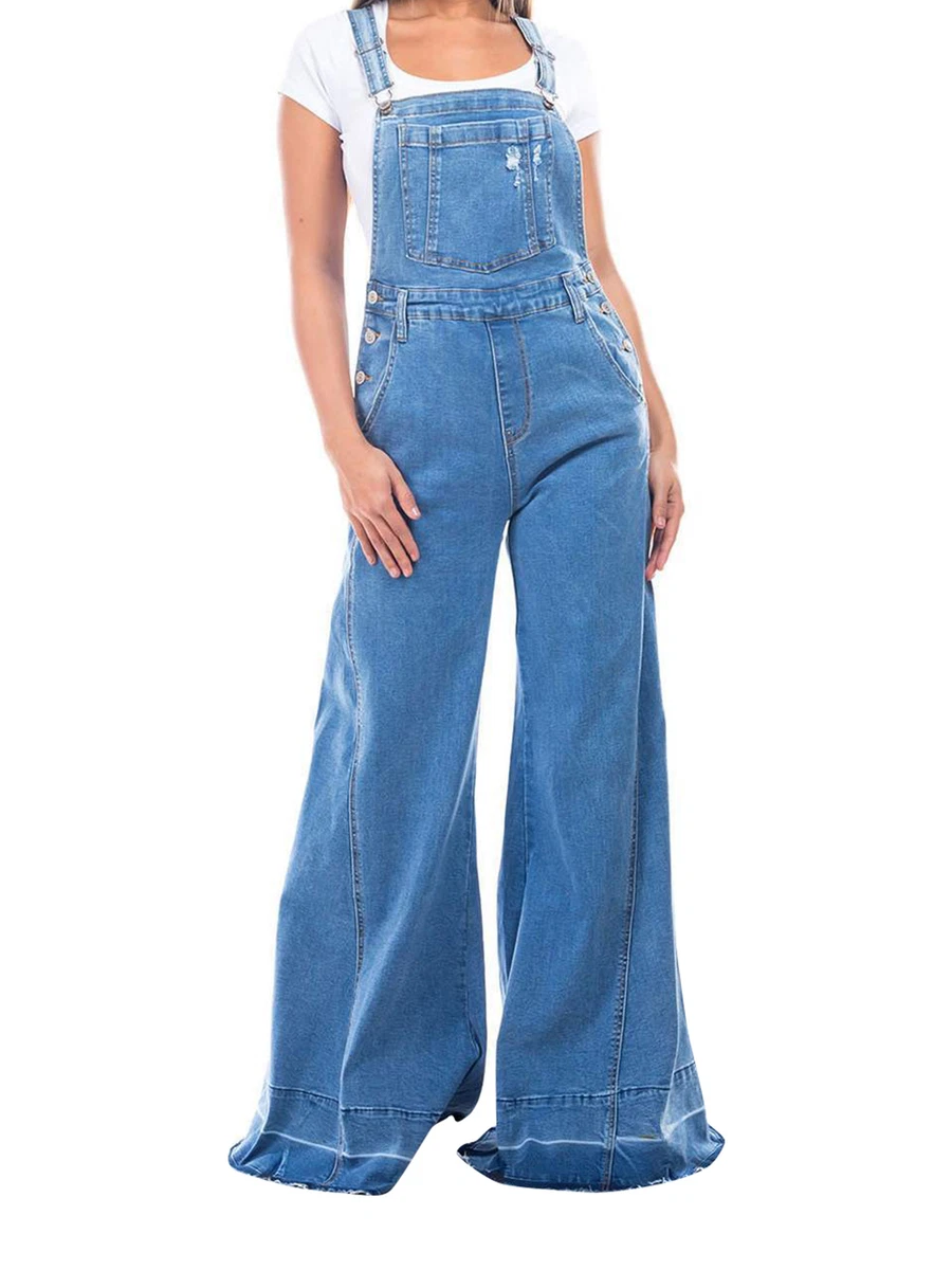 Bell bottom deals jean overalls