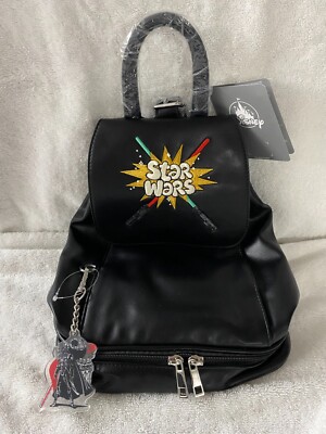 Disney Parks Star Wars Black Backpack Disney Parks Star Wars Glow-in-the-Dark Loungefly Mini  main image 2