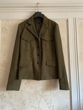 NWT Rag & Bone Womens Marshall Military Wool Jacket 0 Made In USA
