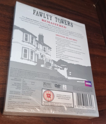 Fawlty Towers - Complete Series Box Set [DVD] REGION 2- NEW-Free
