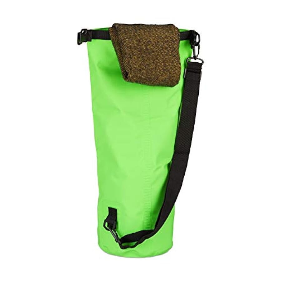 Valigia 40x30x20 DonDon Dry Bag Borsa Impermeabile Da 2l, 5l, 10l, 15l, 20l, 30l Con Tracolla - Arancione 2 Litri Sacchi Sottovuoto - Foto 9