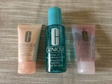 1 Clinique Eye-Make Up Remover 2oz,  1 Overnight Mask 1oz  1 Cleansing Gel 1oz