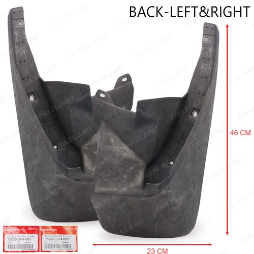 For Honda Civic Sedan 1992 95 Rear Pair Mud Flaps Splash Guards - Picture 4 of 8