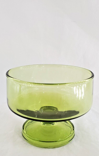4 Vintage Anchor Hocking Finlandia grün Glas Obst Dessert Becher 60er Jahre B - Bild 7 von 24