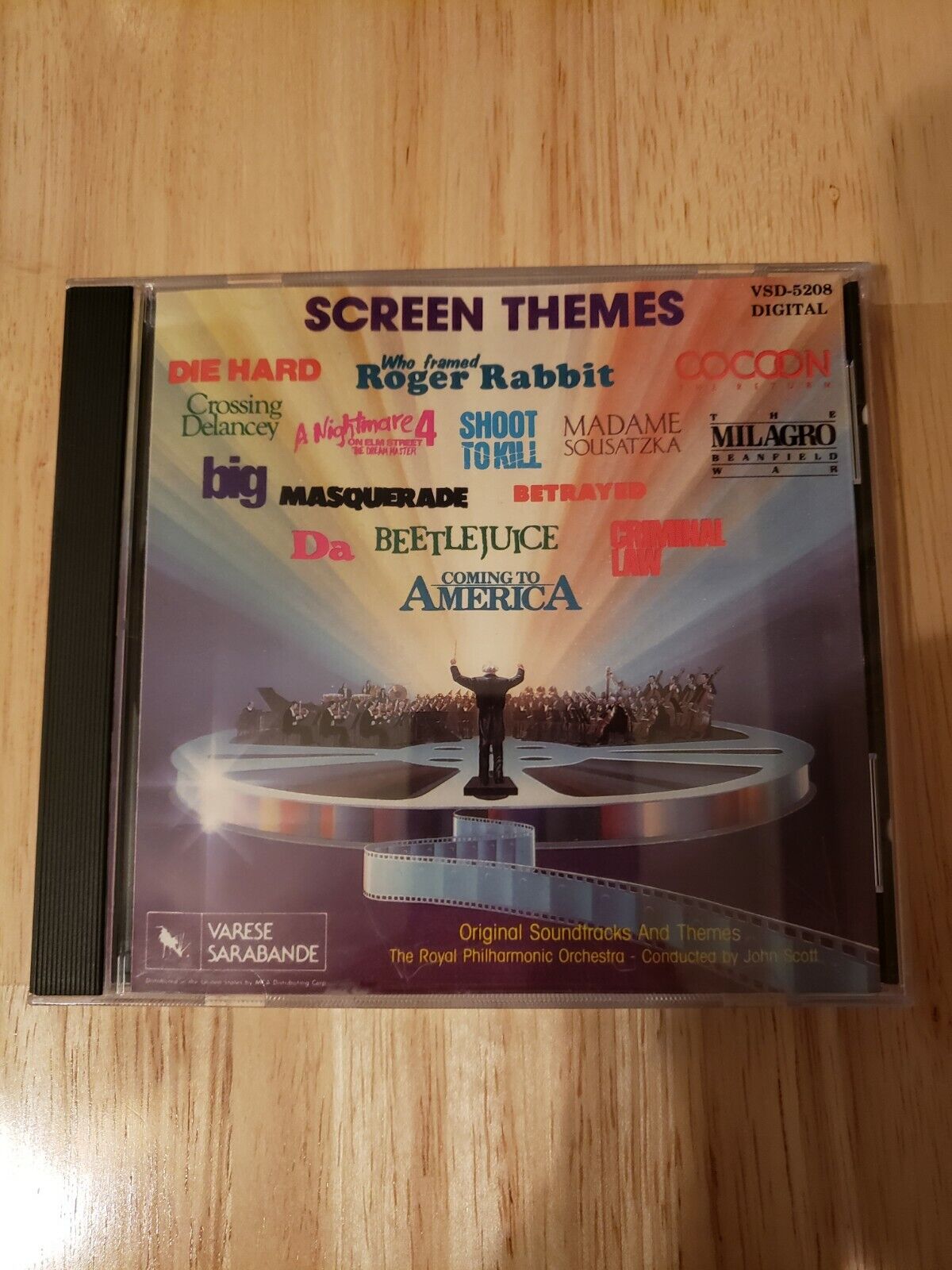 Screen Themes Original Soundtracks and Themes 1988 Varese Sarabande VSD-5208 