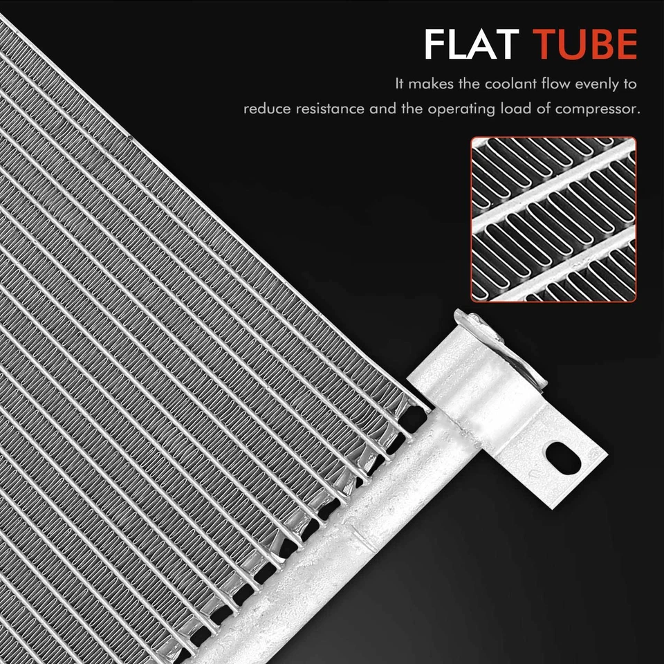 Condensador de CA flujo paralelo con soporte para Jaguar X-Type 2002 2003 2004 2005 06-08 Foto 3 de 4