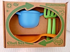 Green Toys Chef Set Cooking Grill 5 Pieces