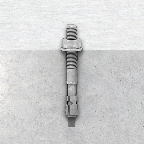 Ramset M12 x 140mm Galvanised Trubolt Stud Anchor (1PC) America Brand