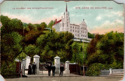 Le Couvent des Redemptoristines Ste Anne de Beaupre Quebec Vintage Postcard spc4