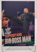 2001 Fleer WWE Wrestlemania #20 Big Boss Man wrestling card