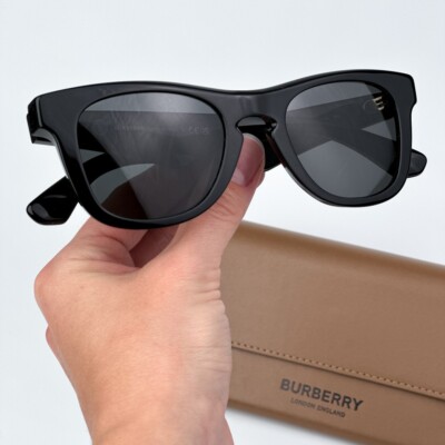 Burberry Women AUTHENTIC Sunglasses Black Grey Square BE4426  display picture 3