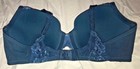 Victoria's Secret green/blue colored bra with Lace overlay, 38DD — photo 3