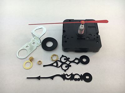Takane Quartz Battery Clock Movement with Hands 3/4'' Shaft fits 3/8'' Dial USA