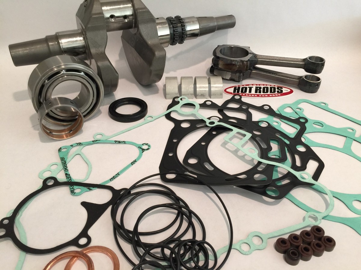 Kawasaki KFX700 KFX Bottom End Hotrods Crank Rods Rebuild NGK