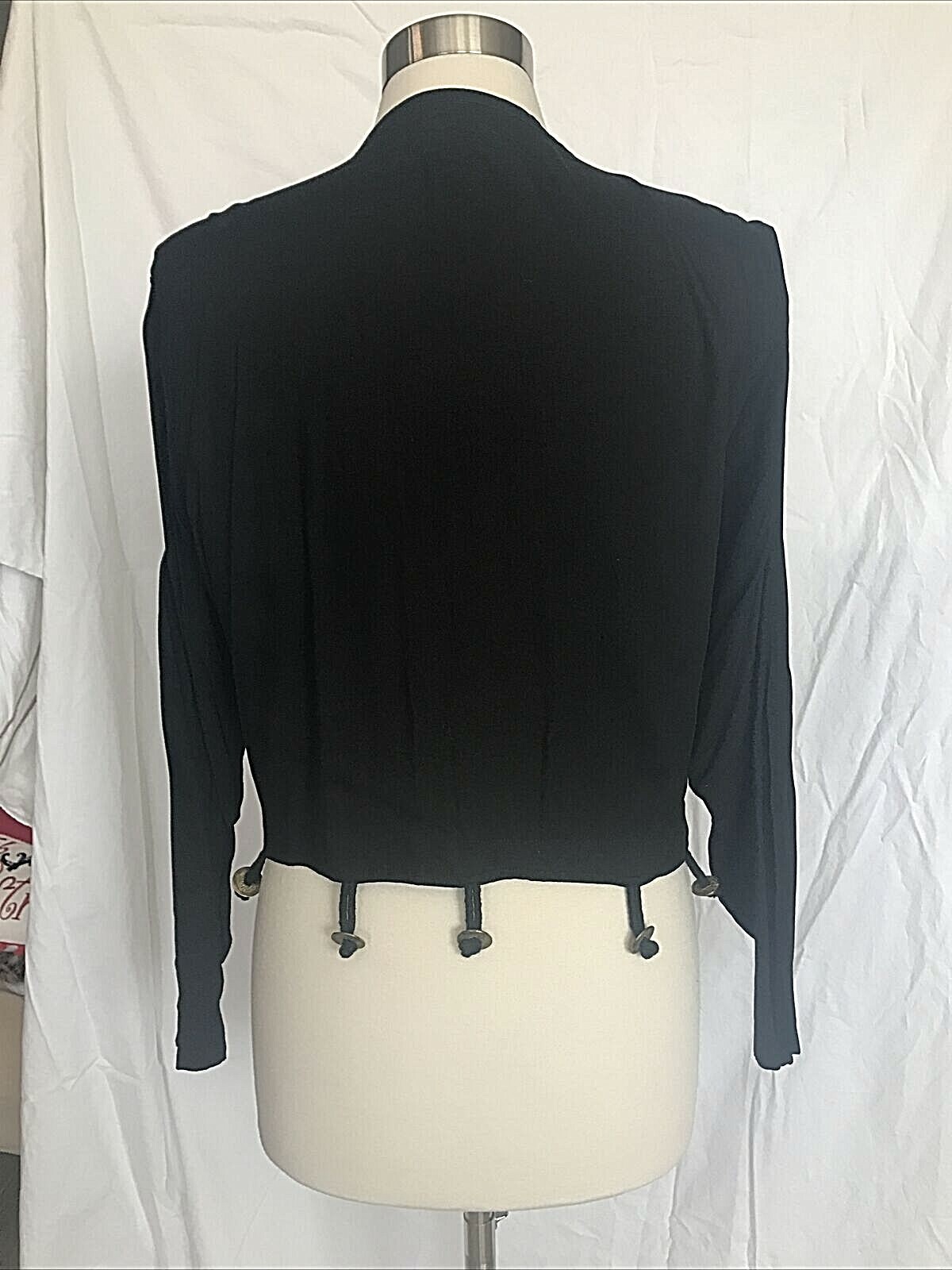 Nativewear Designs M Short Jacket Patchwork Ribbo… - image 5