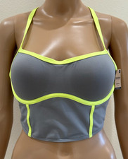 Victoria's Secret Pink Sports Bra Women Ultimate Push Up Pullover Gray L