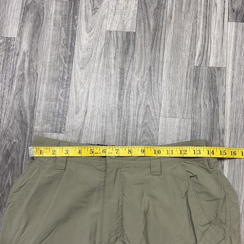 REI High Rise Elastic Waist Straight Leg Beige Cargo Pants Boy's Size Medium - Picture 8 of 11
