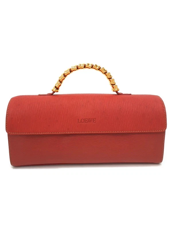 Loewe — Loewe Velasquez Handbag Leather Red Women's #TB1216
