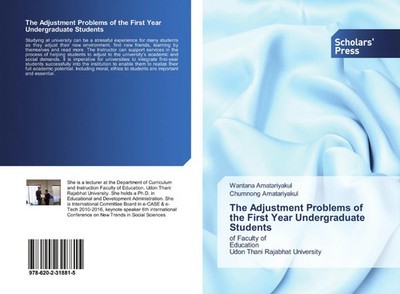 The Adjustment Problems of the First Year Undergraduate Students Taschenbuch