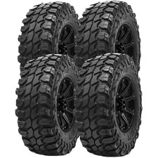 Qty 4 35x12.50r20lt Gladiator X Comp Mt 125q Load Range F Black Wall Tires