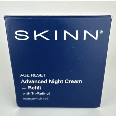 Skinn Age Reset Advanced Night Cream Refill-  Tri-retinol 1.7 Oz NIB Sealed