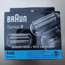 Braun 54B Series 5 Electric Shaver Head Replacement Head (Black)