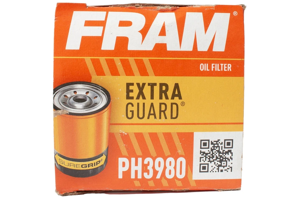 Filtro de aceite de repuesto FRAM para vehículos GM 1980-2005 seleccionados número de pieza PH3980 Foto 2 de 4