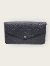 Louis Vuitton Black Empreinte Pochette Felicie Chain Wallet 146235289 P