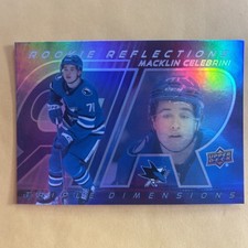 2024-25 Upper Deck Extended Series Rookie Reflections Macklin Celebrini #RR-24