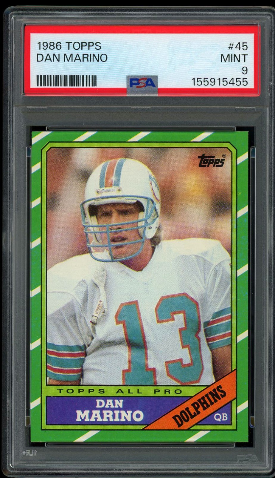 Dan Marino 1986 Topps 45 PSA 9 MINT