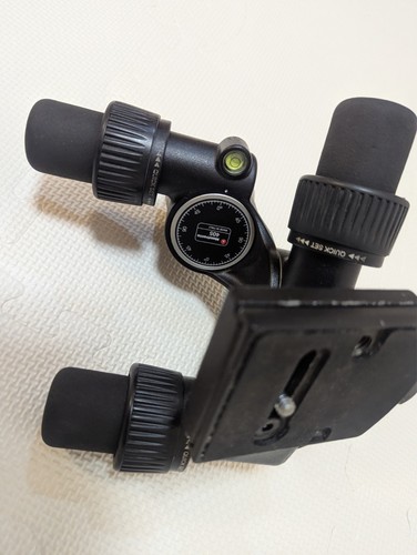 [EXC+++] Manfrotto 405 Geared Pan-and-Tilt Tripod Head From Japan 206