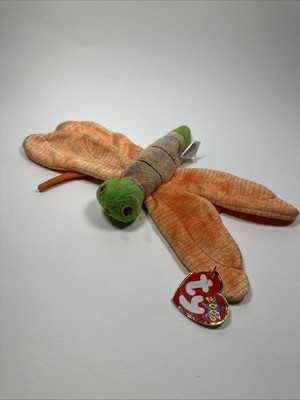 TY Beanie Baby GLOW the Lightning Bug Plush MWMT's Stuffed Animal Toy VTG 1/4/00