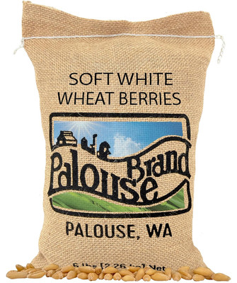 Certified Glyphosate Residue Free Soft White Wheat Berries | 5 LBS | Family Farm