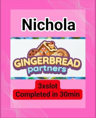 3 x Slot weniger als 30 MINUTEN ( GINBERBREAD Partner Event ) Monopoly_Go!  