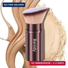 Makeup Brush Kabuki Face Brushes Retractable Travel Blush Kabuki Brush Portable