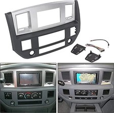 Stereo Radio Double Din Dash Kit Compatible with 2006-2009 Dodge Ram Pickup