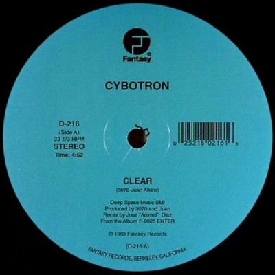 CYBOTRON Clear/Industrial 12'' NEW VINYL Juan Atkins Fantasy Detroit Electro
