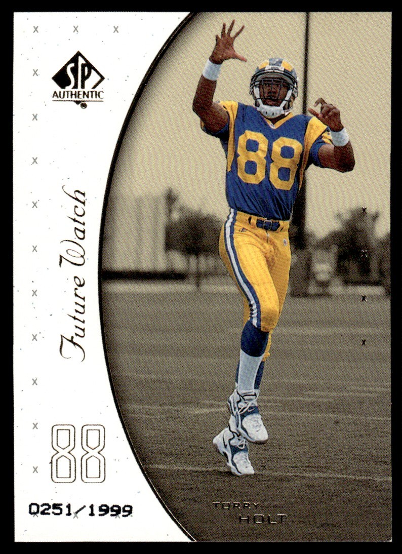 1999 SP Authentic Future Watch Torry Holt Rookie 251/1999