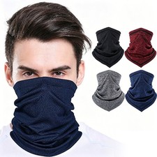 Summer Cooling Neck Gaiter Face Mask Tube UV Protection Running Fishing Scarf US