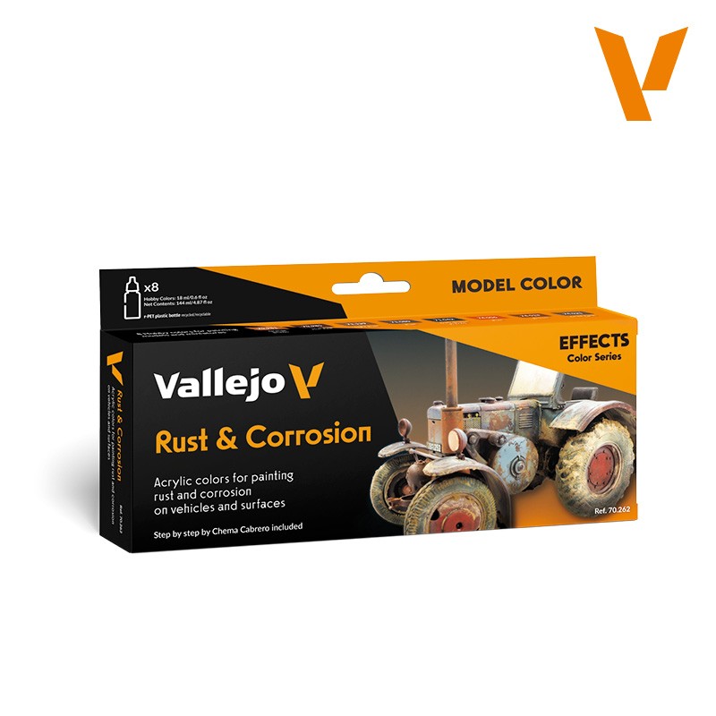 Vallejo BNIB Rust & Corrosion Set (x8)