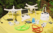 "2" TWO UPAIR DRONES,  2 Working 2.7K Cameras w/ EXTRA GOODIES for UPAIR DRONE