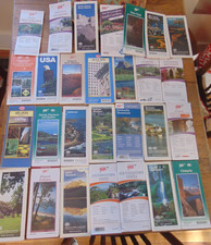 AAA Road Maps & Triptik LOT OF 29 United States, Canada, Mexico 1988 to 2007
