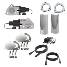 Qtp Qtec50diy Dual 2.5in Electric Valves Wiring Switch Diy Cutout Pipes