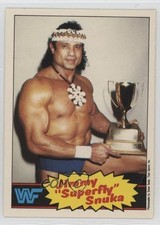 1985 O-Pee-Chee WWF Jimmy Snuka Jimmy Superfly Snuka #6 04zt