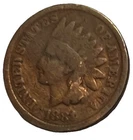 🇺🇸1881 Indian Head Cent - Combined Shipping - Lot C66c