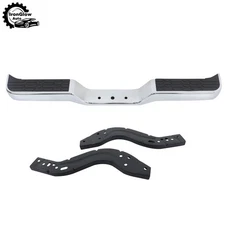 For Toyota Pickup 1989 90-1995 Rear Step Bumper Assembly Chrome Steel W/Brackets