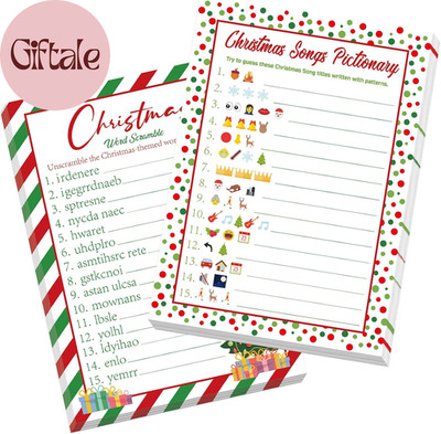 30 Players Christmas Party Games for Adults Family Office Large Groups, Xmas Par
