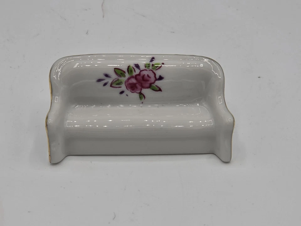 Mini muebles vintage de porcelana para casa de muñecas 7 piezas. Caja Original Japón Foto 2 de 4